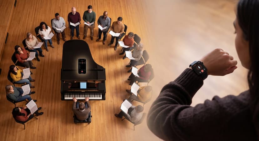 Klokke som viser aktivt opptak